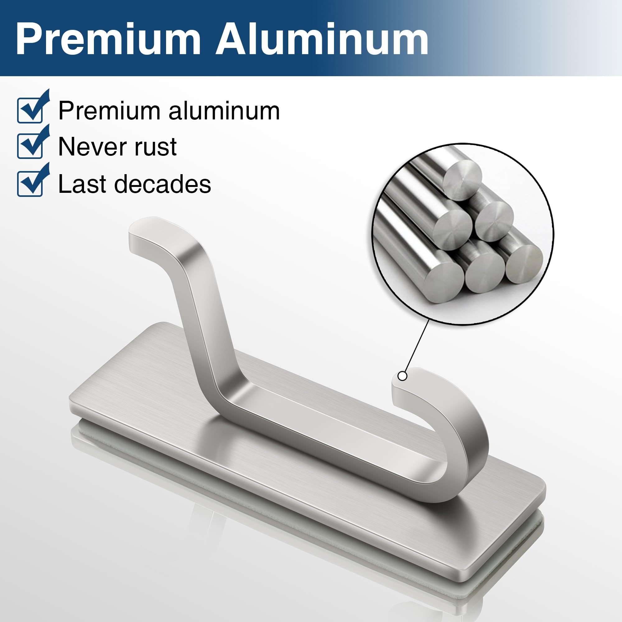 Pickpiff drill-free hanging solution keeps umbrellas and hats neatly stored.