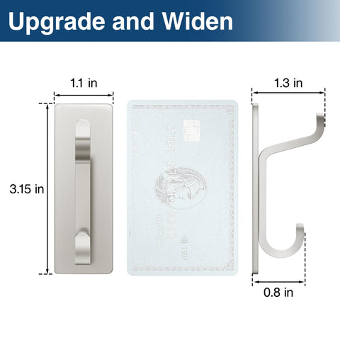 Pickpiff heavy-duty hooks install in seconds with no tools.
