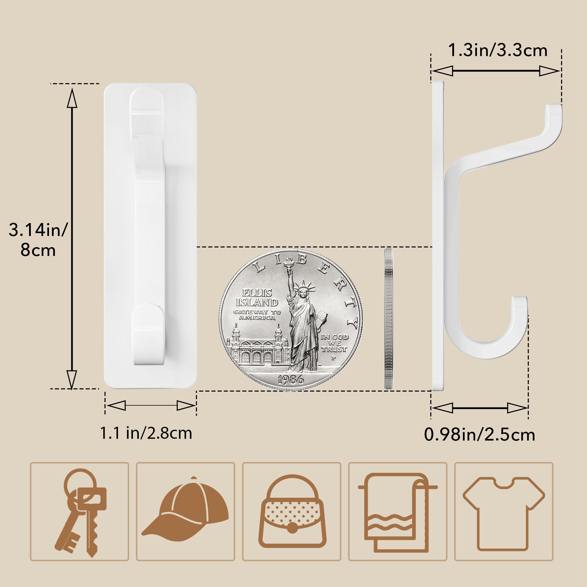Pickpiff corrosion-resistant aluminum design resists rust in wet areas.