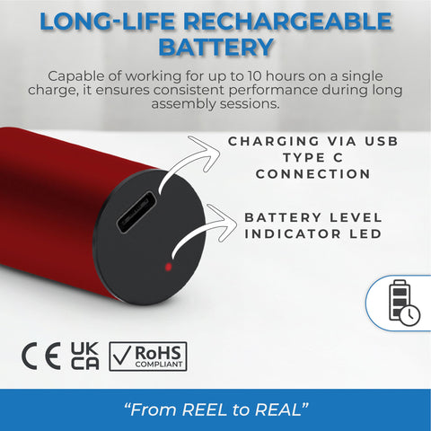 Picograb powerful suction lifts components up to 140g for heavier ICs