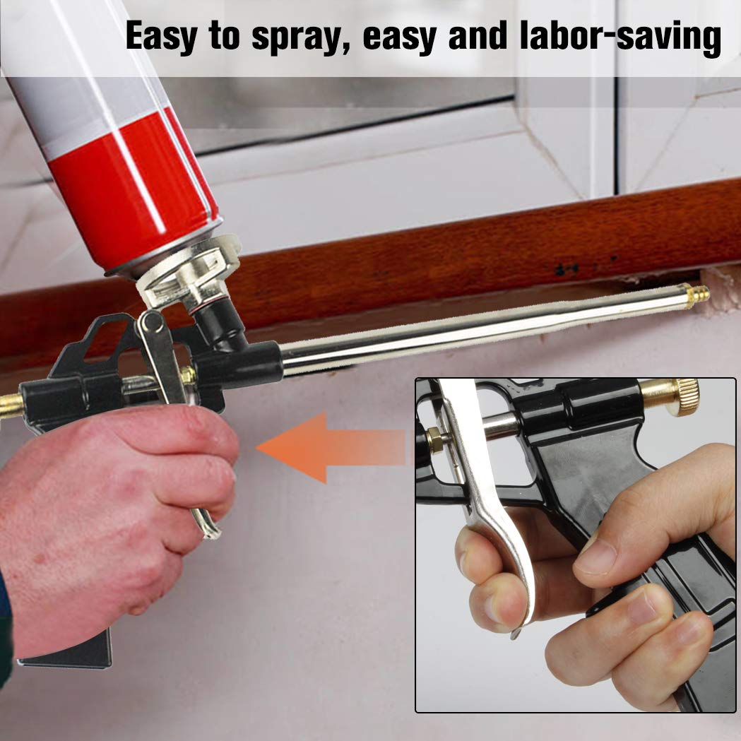 Picowe Foam Gun spring trigger enables precise foam flow.