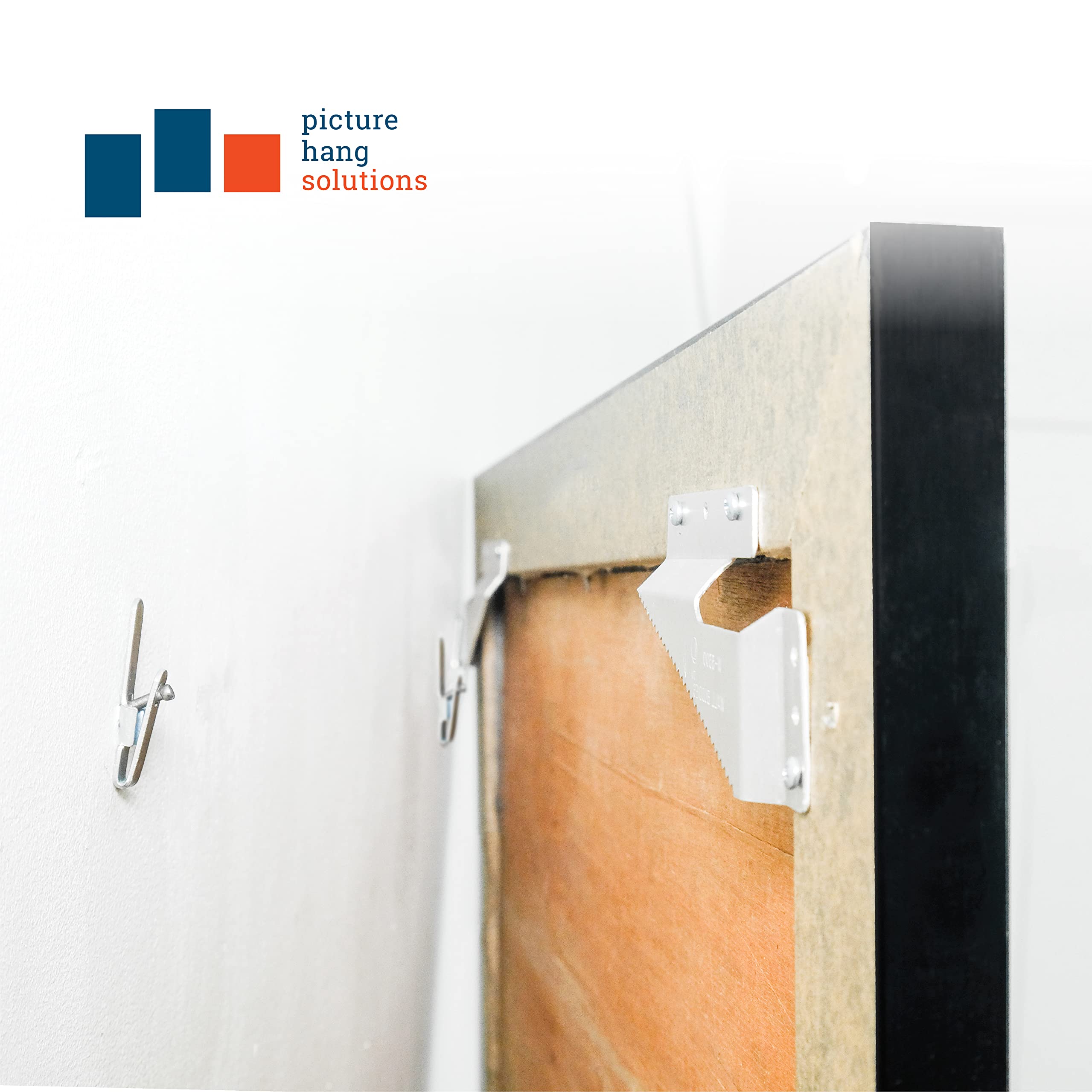 Professional hardware included for durable wall display.
