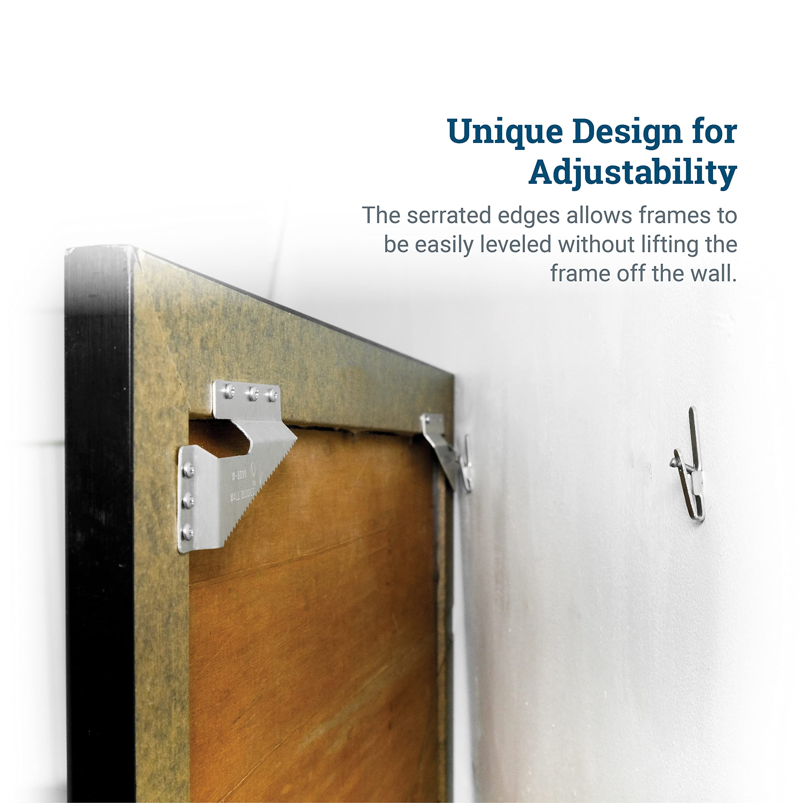 Ideal for light to medium weight wood frames in homes.