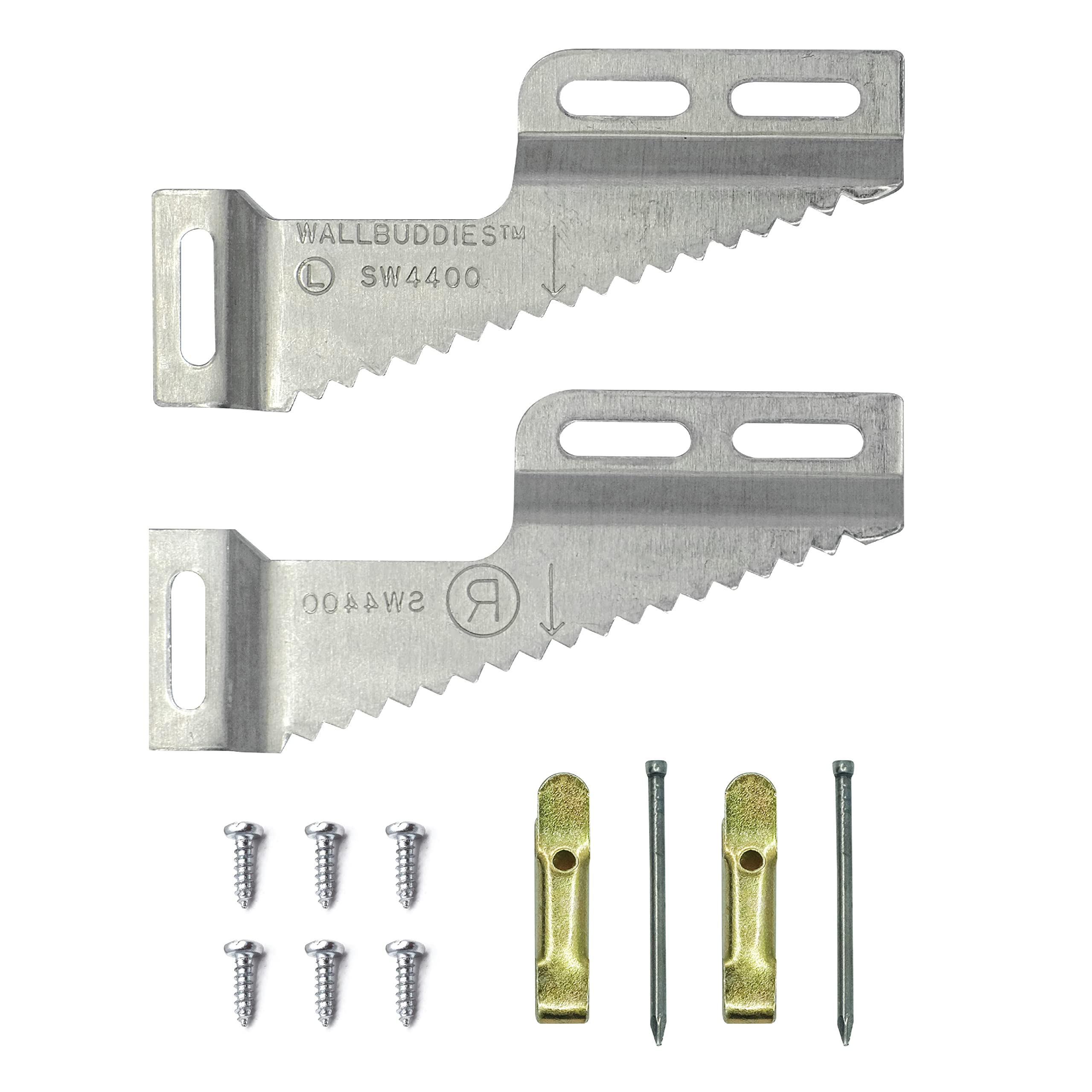 Picture Hang Solutions pack includes hooks, nails, screws for quick, stable wall setup.