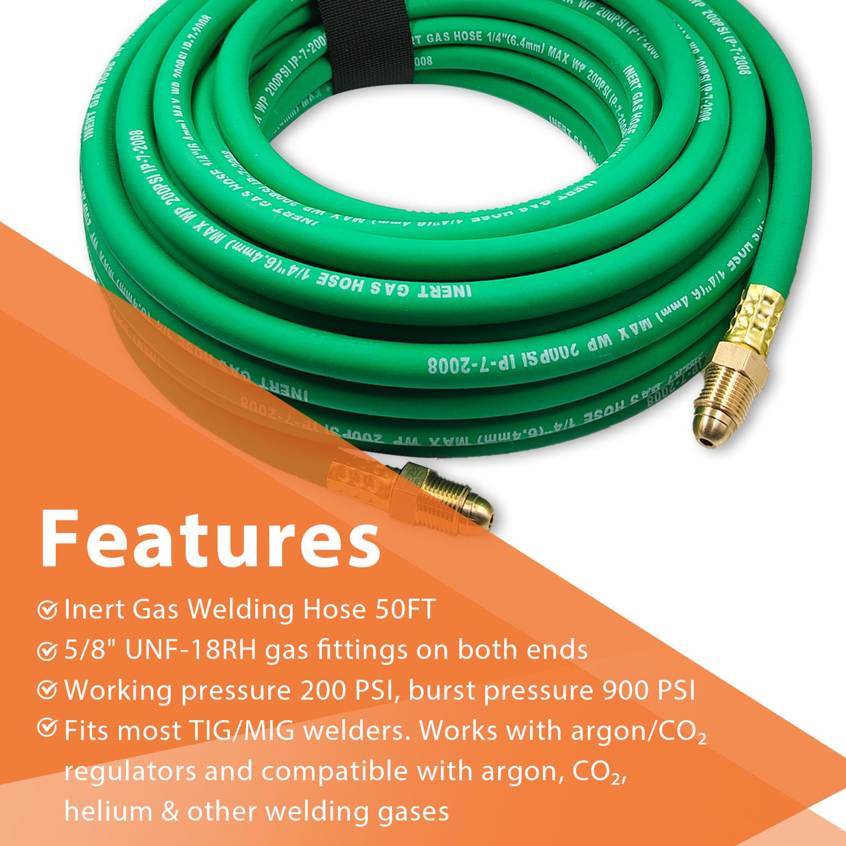 Pidnsrozo argon hose suitable for 200 PSI working pressure