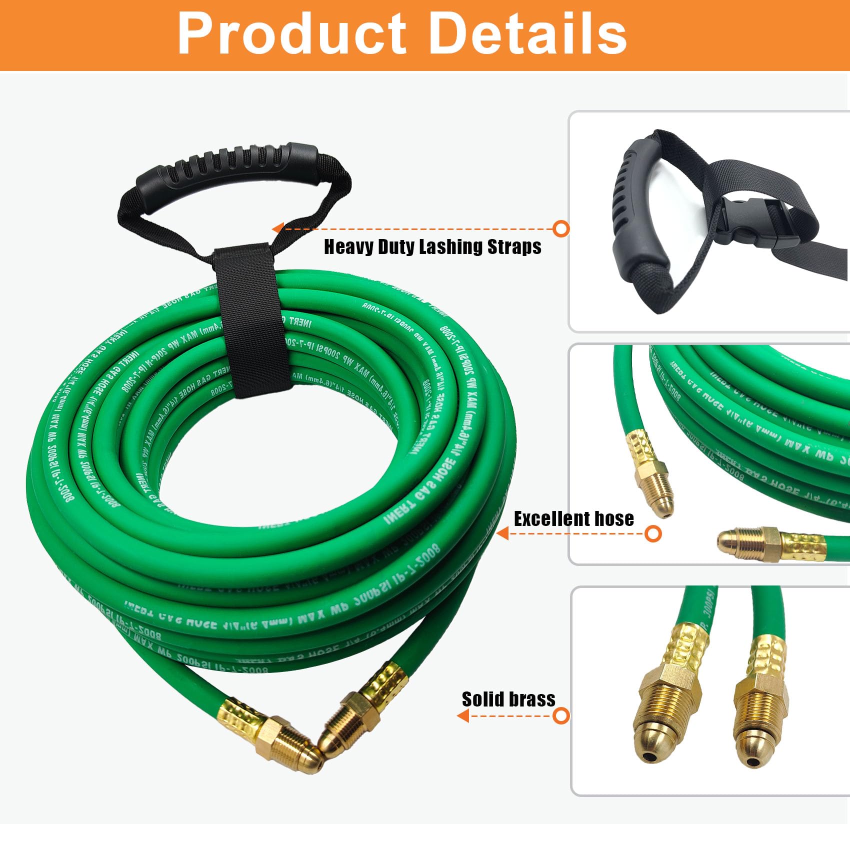 Pidnsrozo argon hose coiled storage reducing workshop clutter