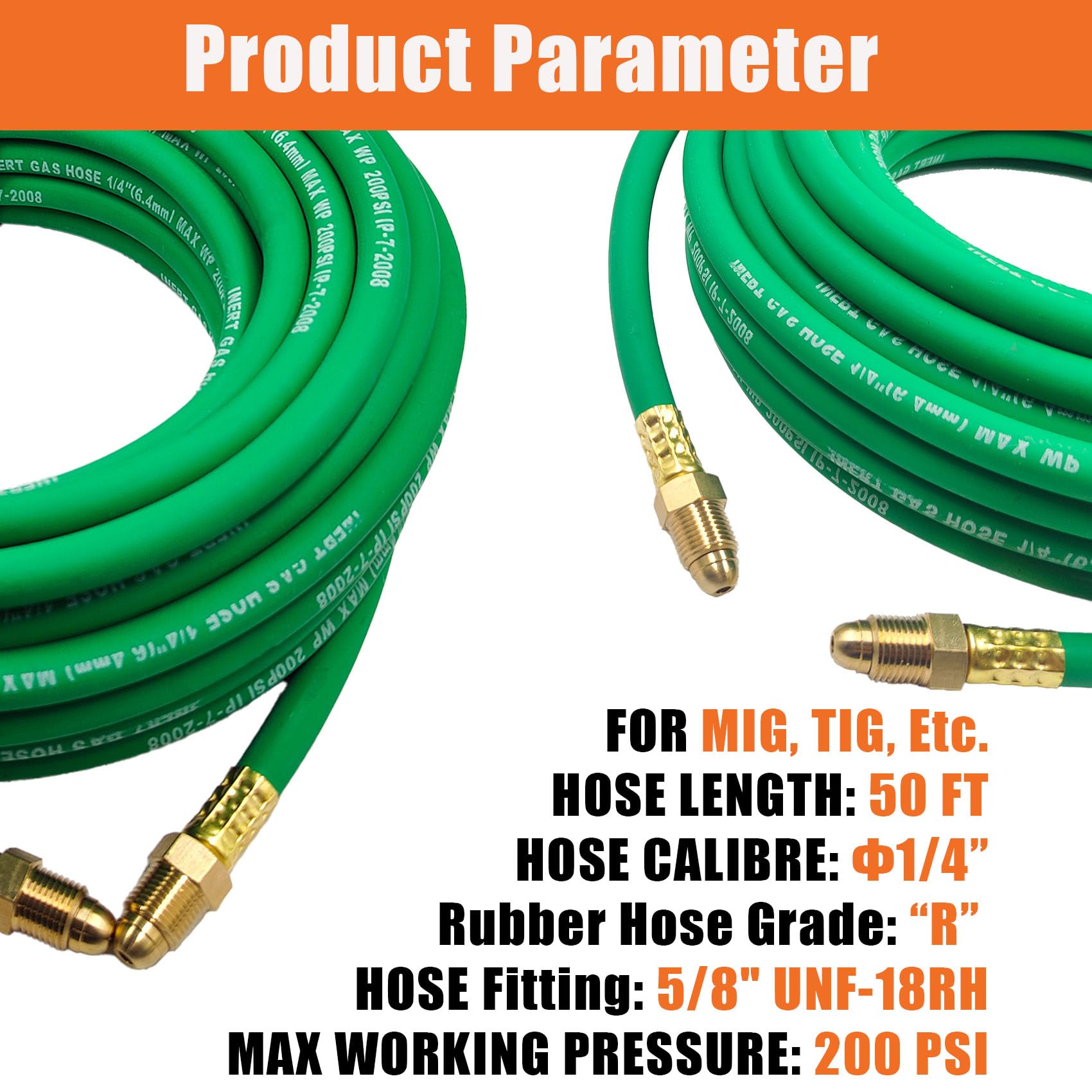 Pidnsrozo argon hose flame and oil resistant for harsh shop conditions