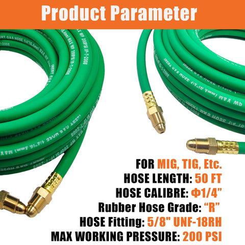 Pidnsrozo argon hose flame and oil resistant for harsh shop conditions