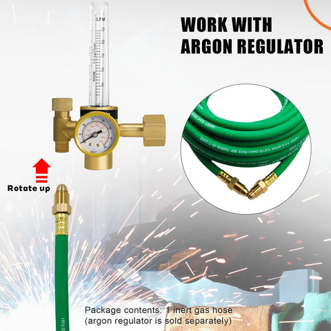 Pidnsrozo 50ft argon hose three-layer design for durability in welding