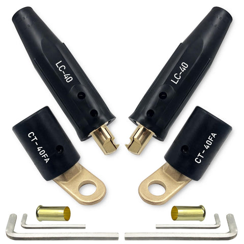 Pidnsrozo LC-40 welding cable connector with quick twist-lock for secure connections