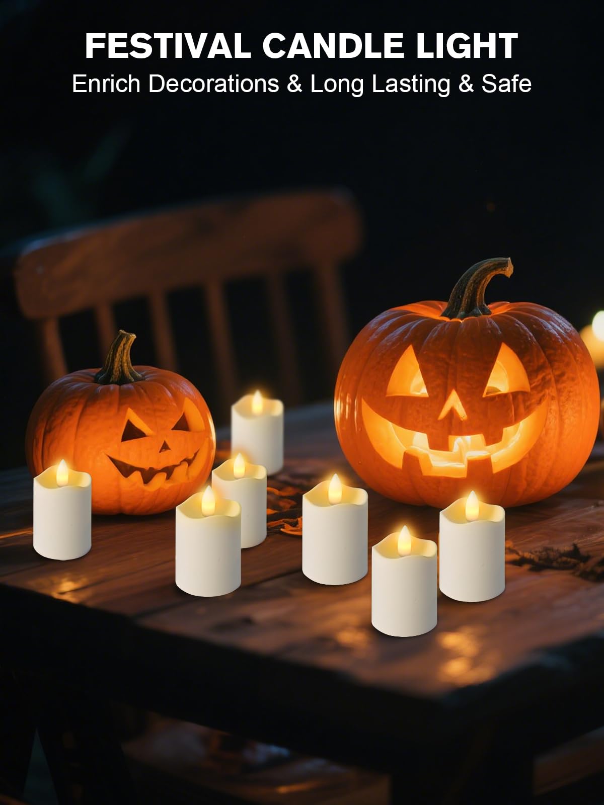 PIDZPOW remote-control tea light for timer and brightness control.