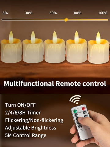 PIDZPOW remote and timer boost convenience for weddings and parties.