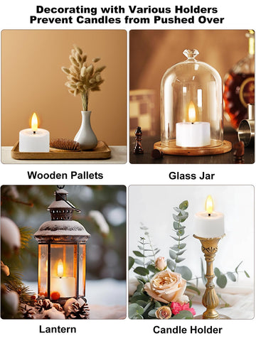 PIDZPOW small tea light fits standard 1.5 inch holders for versatile decor