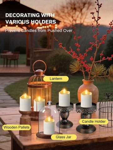 PIDZPOW wedding table decor tea light for ambient lighting.