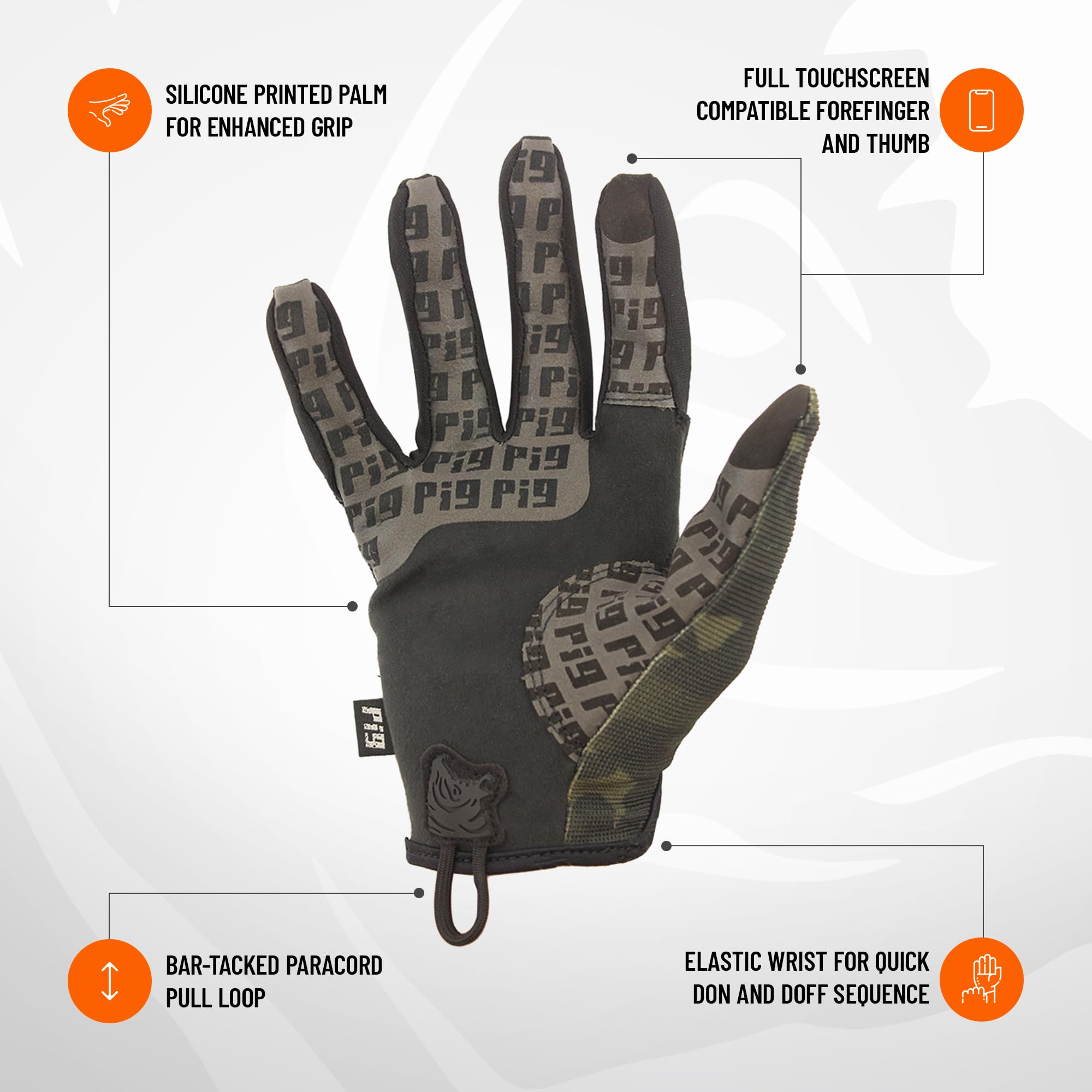 PIG Delta Utility Gloves breathable materials for long wear comfort