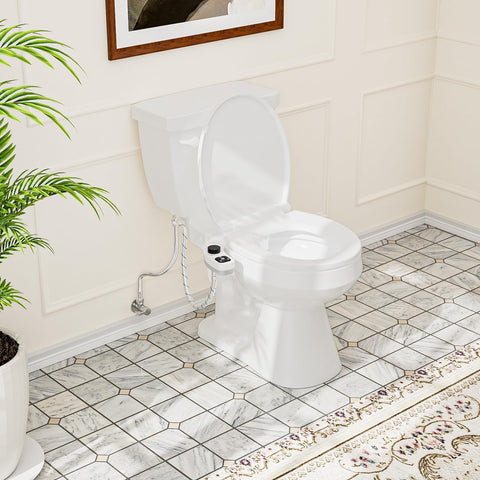 PIKETS black finish complements any bathroom style