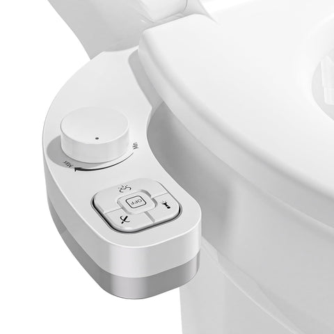 PIKETS bidet attachment with front nozzle for a refreshing front wash