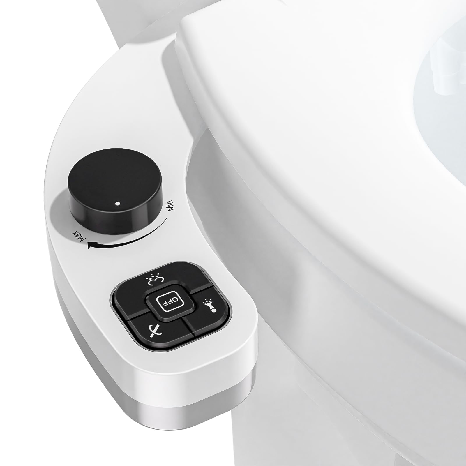 PIKETS bidet attachment front wash featuring adjustable spray for refreshed hygiene