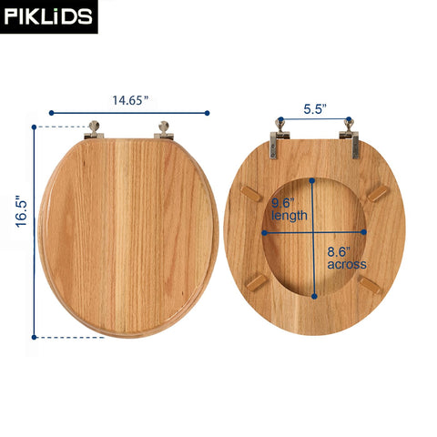 PIKLiDS oak-wood-grain detail close-up highlights natural texture and premium appearance.