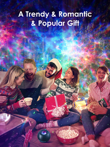 PIKOY nebula projector with three projection modes for mood variety.