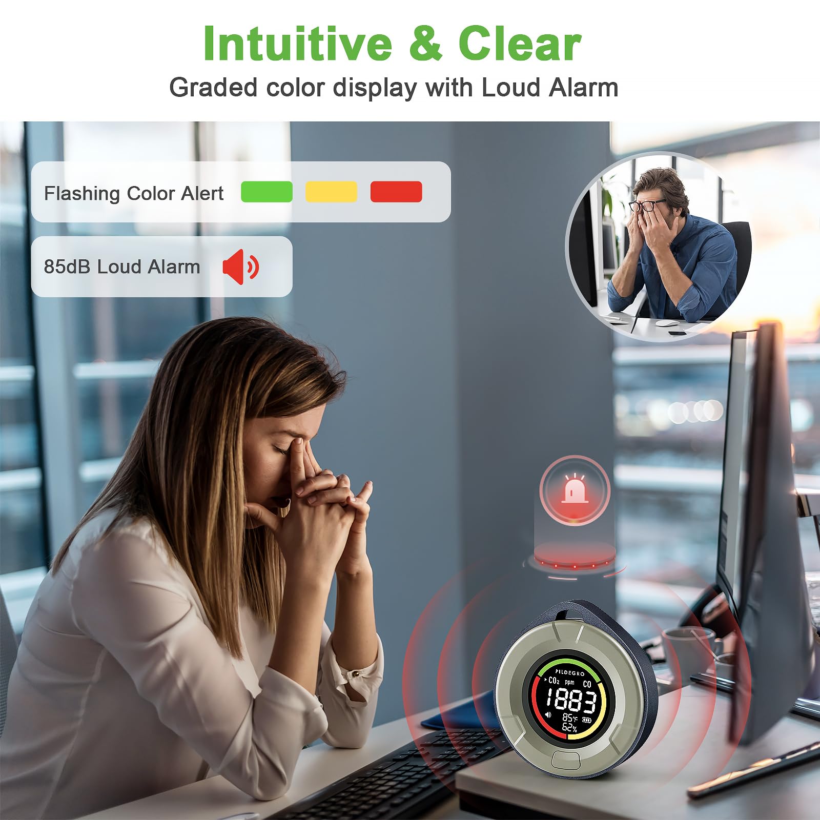 Pildegro LED indicators clearly show safety status