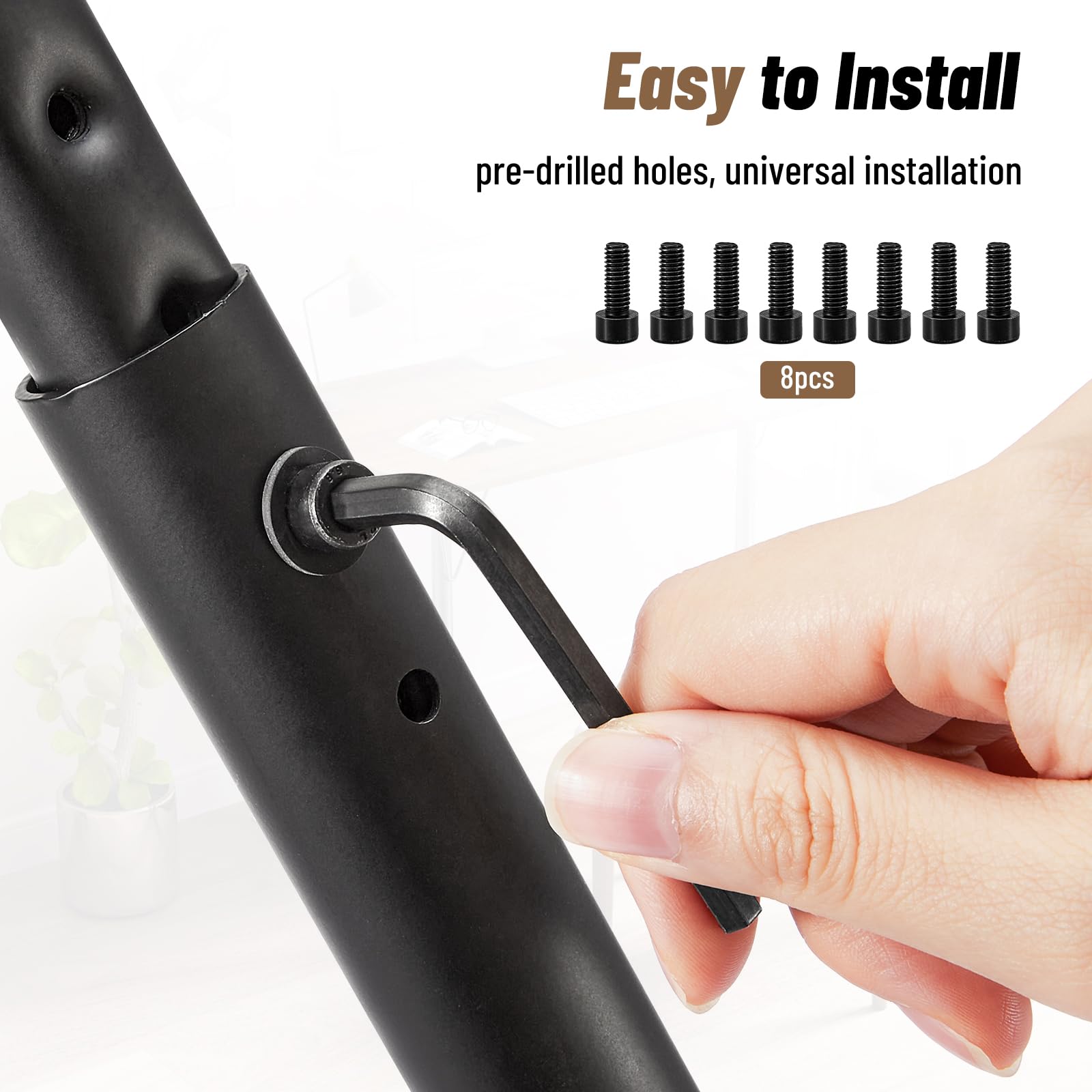 Pilida DIY desk kit adapts to various surfaces for home projects.