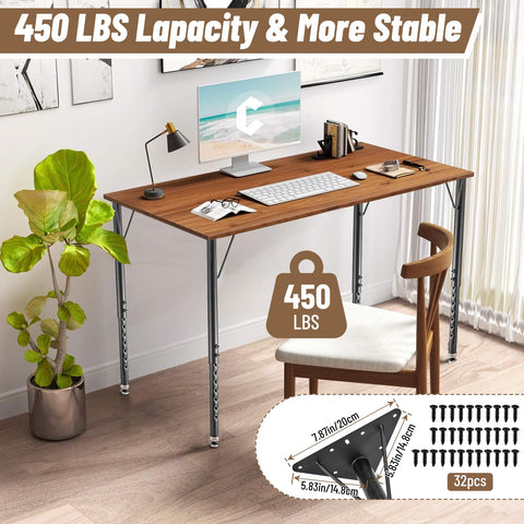 Pilida heavy-duty steel legs provide solid support for desks and workbenches.