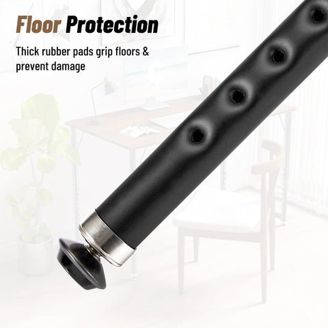 Pilida rubber feet protect floors during daily use.