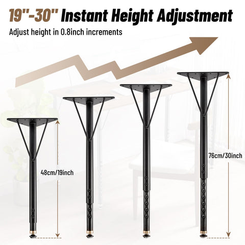 Pilida tool-free assembly for quick, hassle-free desk setup.