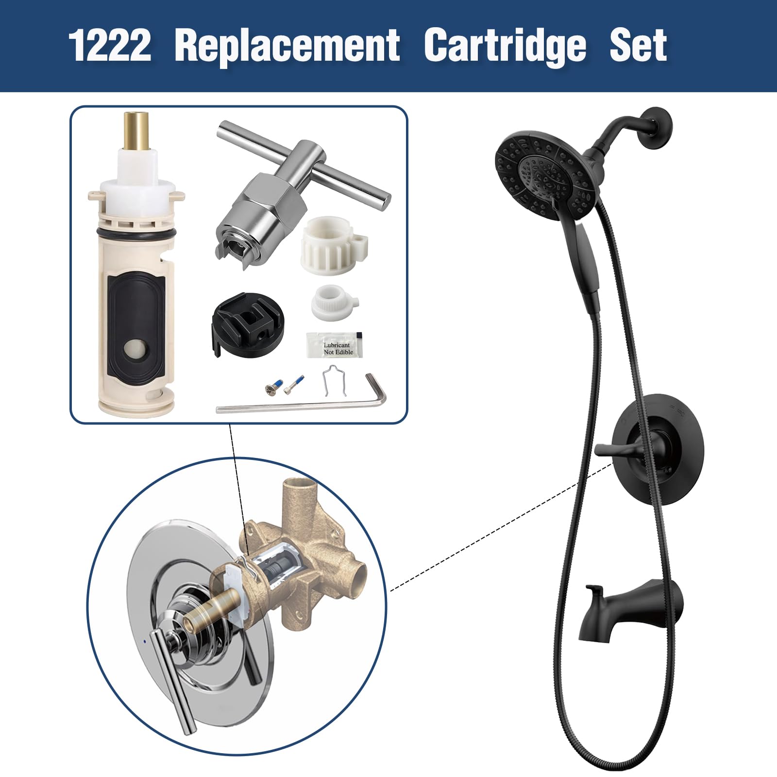 PILISPARK brass and polymer construction emphasizes durability and corrosion resistance.
