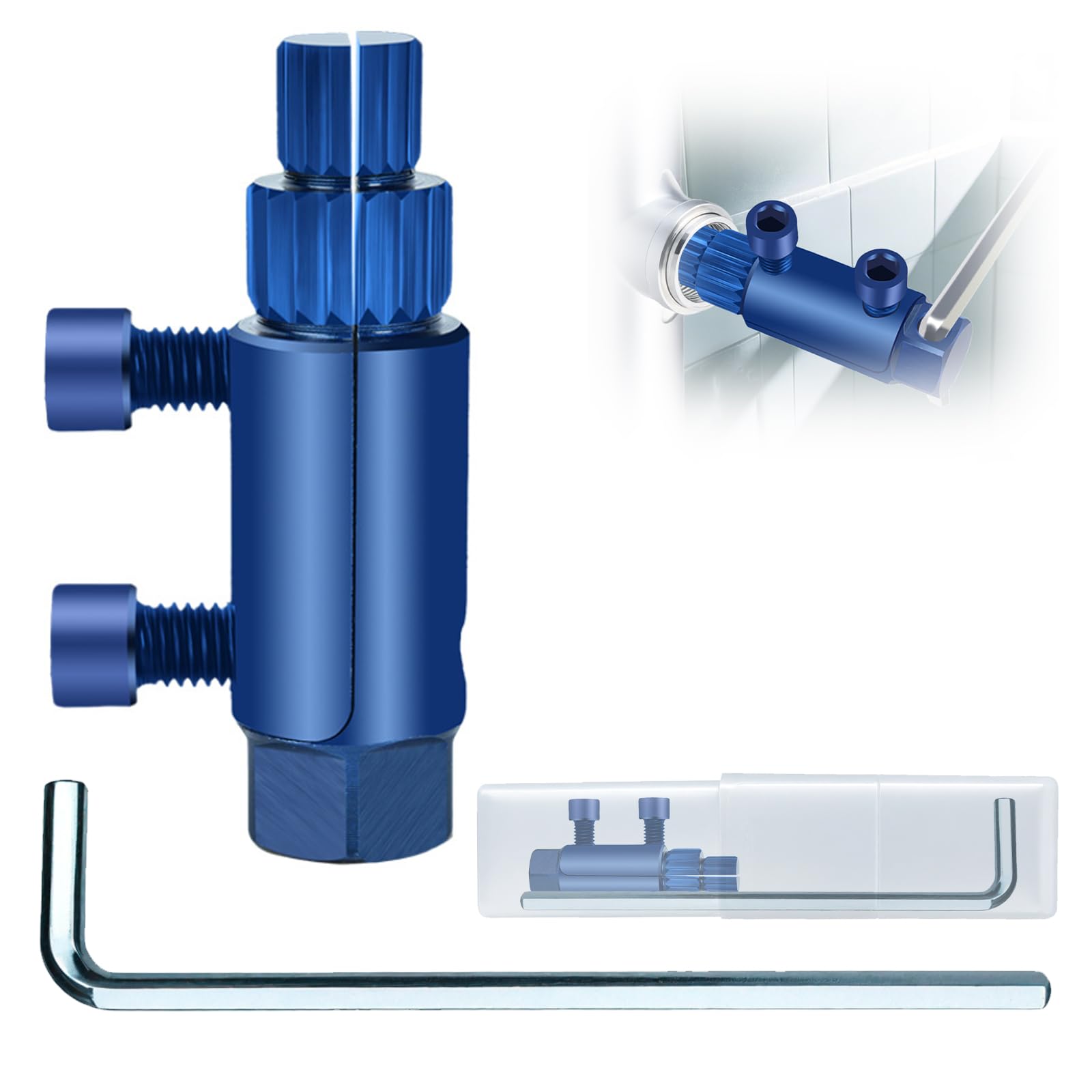 PILISPARK pipe extractor kit in use removing a broken fitting with strong grip.