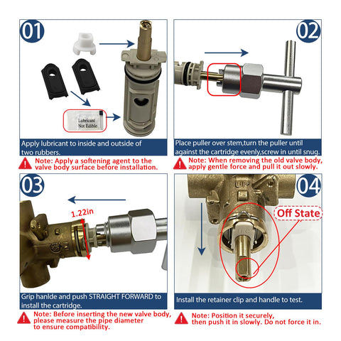 PILISPARK handle adapter enables simple Moen valve retrofit.