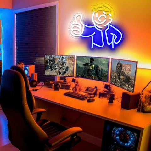PILOYINDE living room accent neon light for cozy evenings.