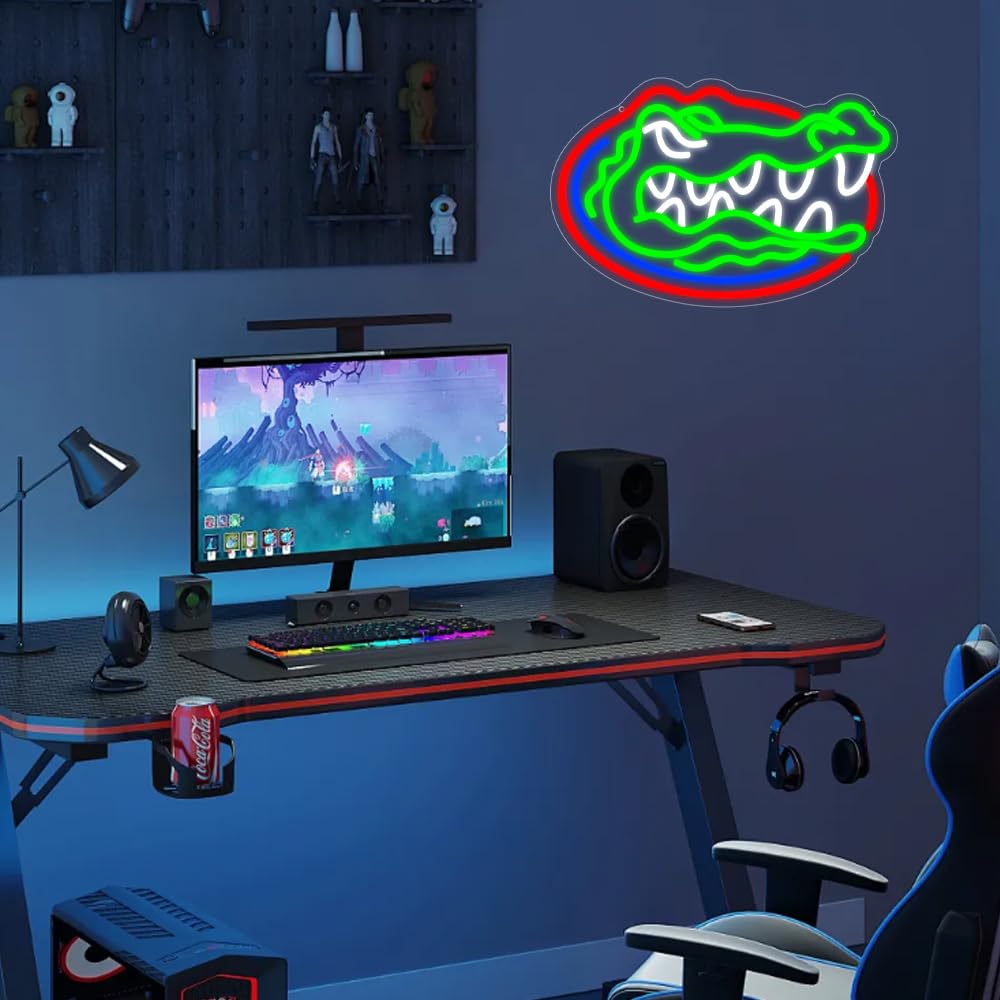 PILOYINDE neon sign power supply and cord simplifies wall installation.