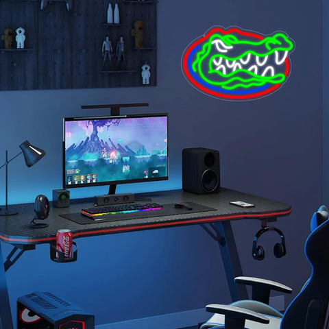 PILOYINDE neon sign power supply and cord simplifies wall installation.
