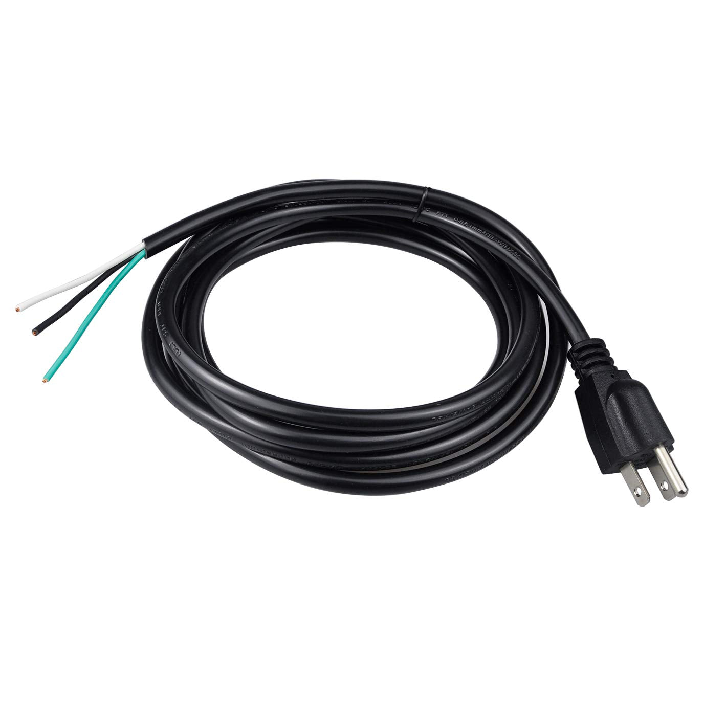 PINFOX 10ft power cord with NEMA 5-15P plug for versatile appliance power
