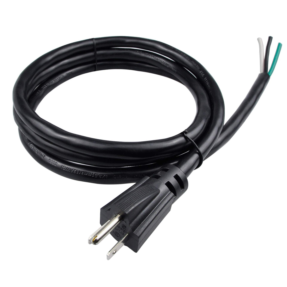 PINFOX 6ft 12AWG 3-prong cord for high-power appliances and DIY setups.
