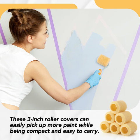 Pinkunn washable and reusable roller covers help reduce waste.