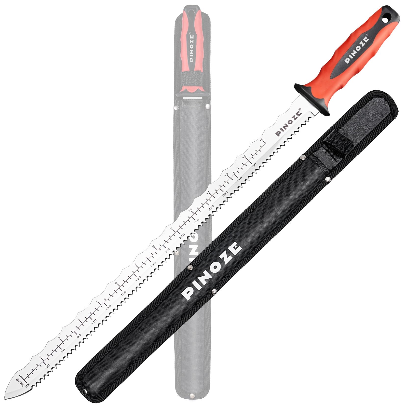 Pinoze 16-inch insulation knife blade for precise foam and insulation cuts.