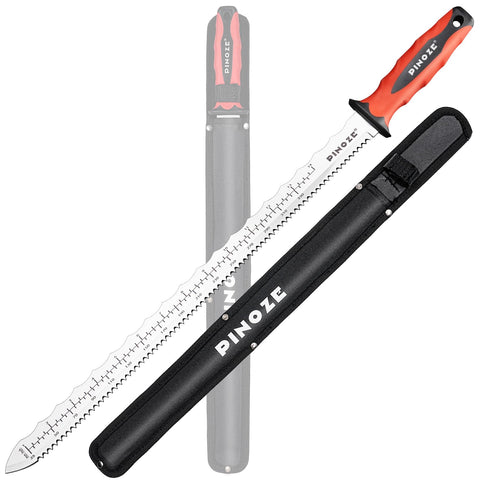 Pinoze 16-inch insulation knife blade for precise foam and insulation cuts.