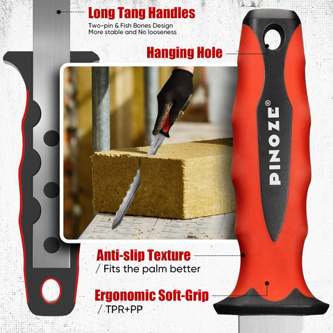 PINOZE soft bi material grip provides comfortable, secure handling