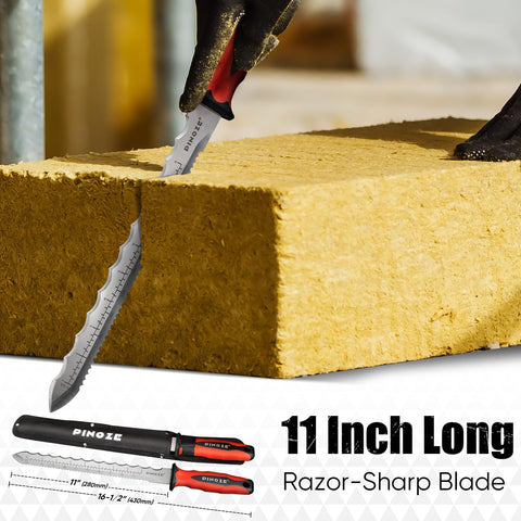 PINOZE stainless steel insulation knife highlighting rust resistance and durability