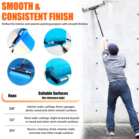 PinStone reusable microfiber roller stays fluffy after washes