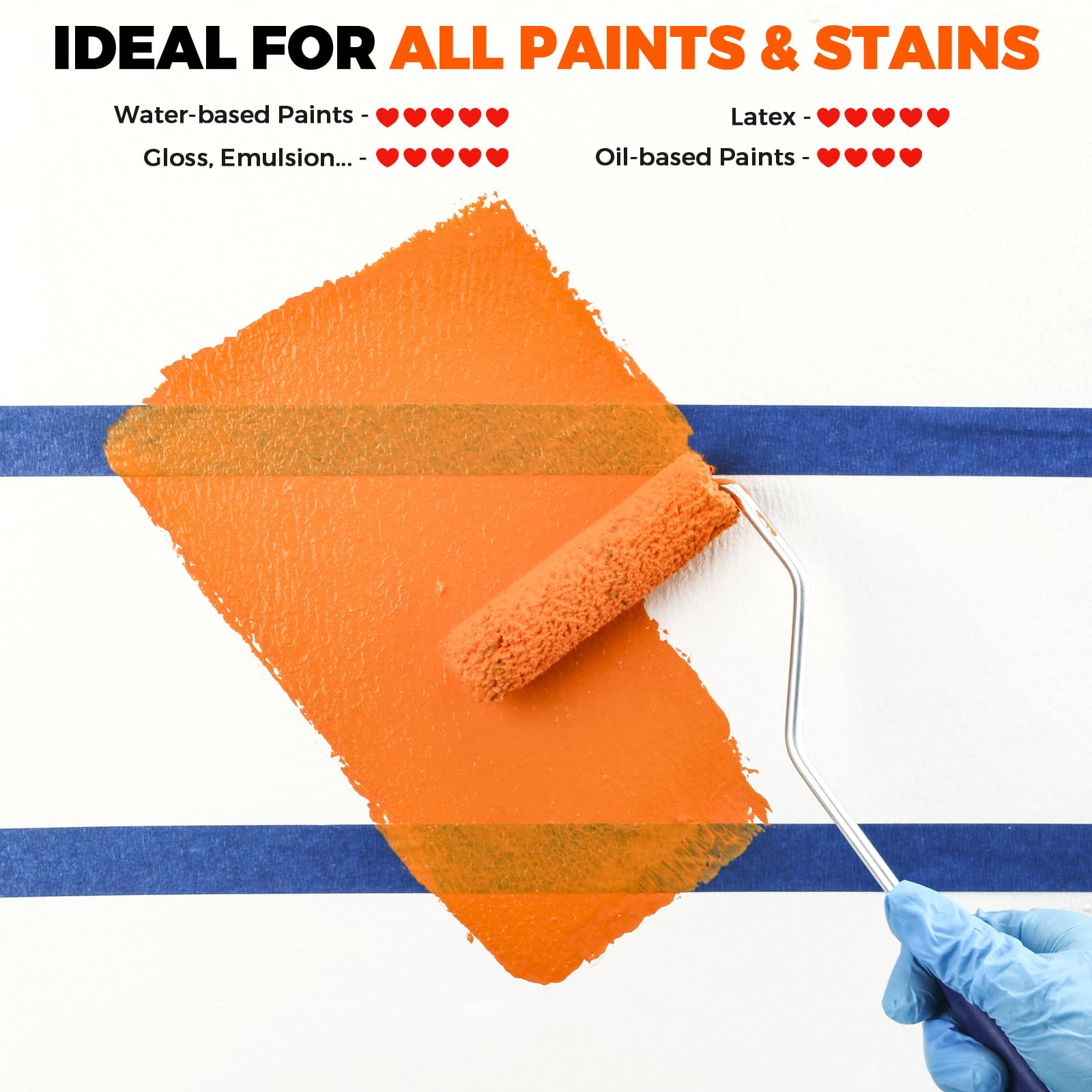 PinStone one-third-inch nap microfiber delivers even coverage with less splatter.