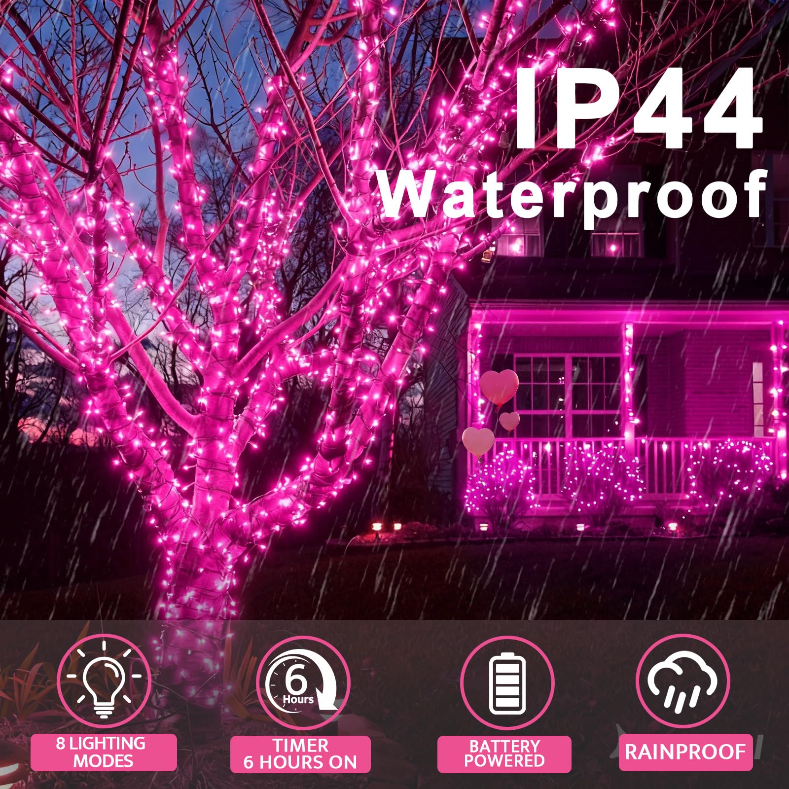 PIONJOY two-pack lights provide charming illumination for Valentine’s celebrations