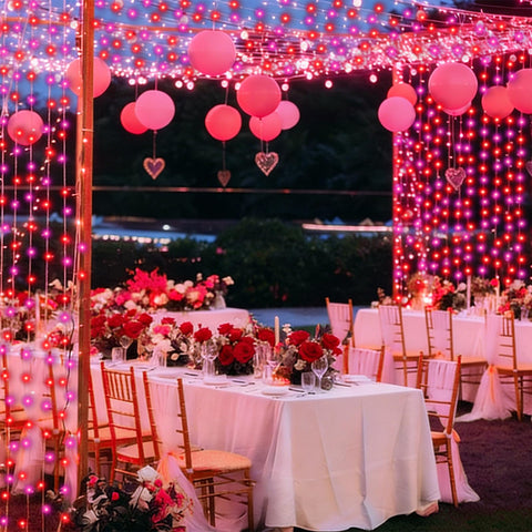 PIONJOY valentines lights for mason jar crafts and DIY projects