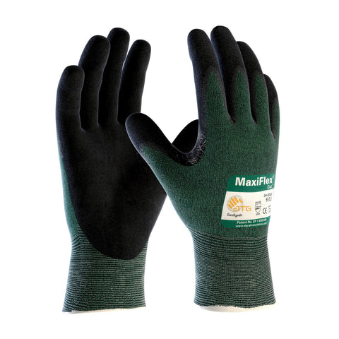 Pip ATG 34-8743 MaxiFlex cut nitrile palm grip for precision tasks.