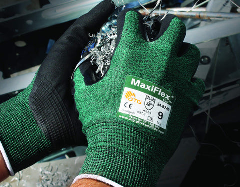 Pip ATG 34-8743 MaxiFlex cut breathable knit shell for all-day comfort.