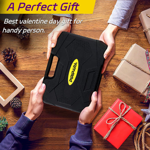 PIRIPARA portable toolbox interior pad protects components from scratches.
