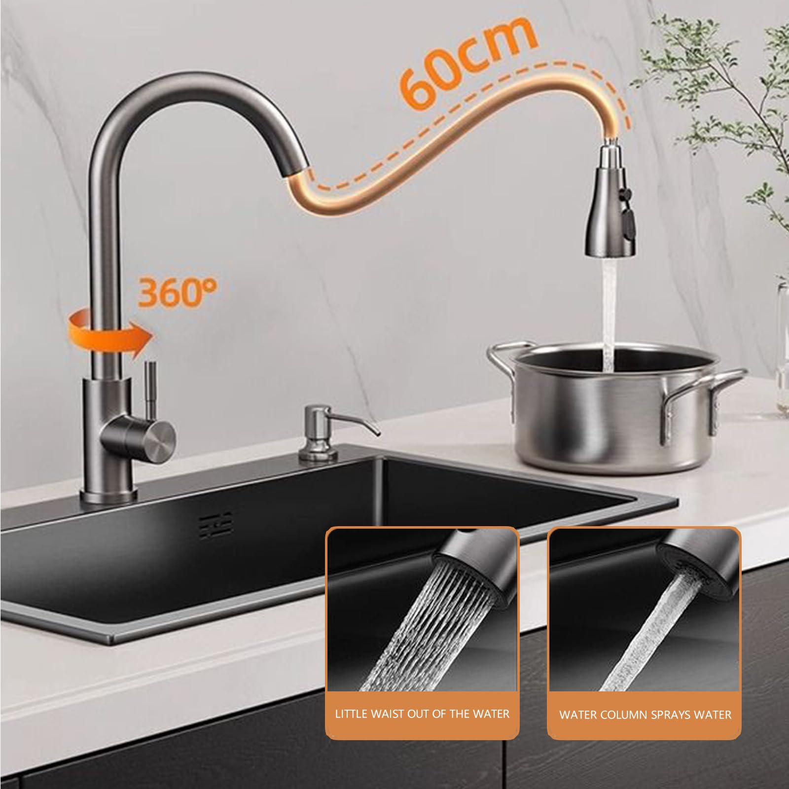 PIRPELO installation options demonstrating top, bottom, and middle countertop integration